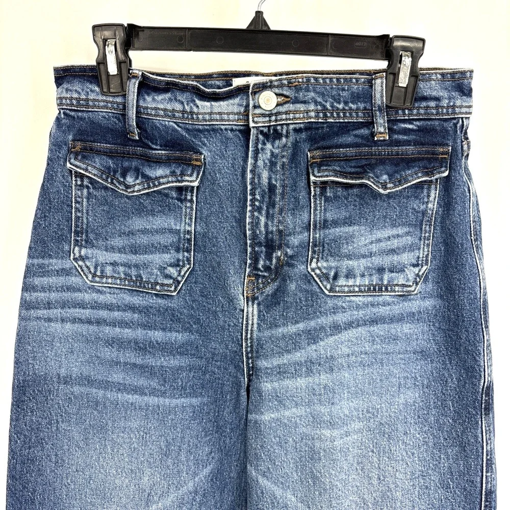 REFORMATION Women's Layla High Rise Wide-Leg‎ Trousers Jeans Size 29